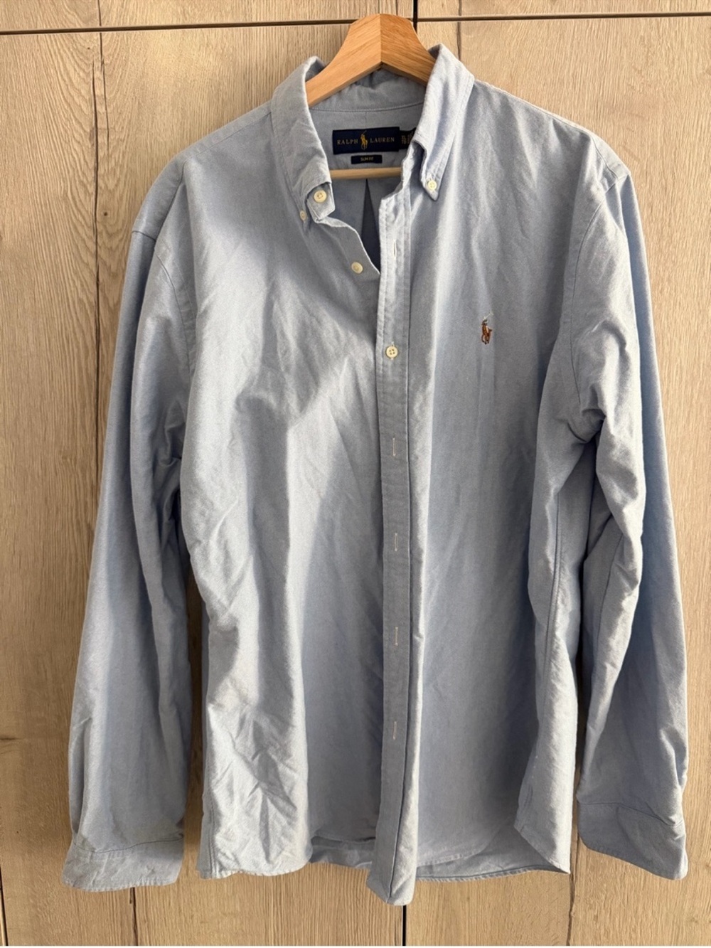 Polo Ralph Lauren Light Blue Button-Down Oxford Shirt